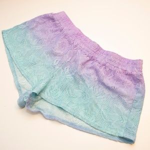 Miken Ombre Lace Swim Shorts